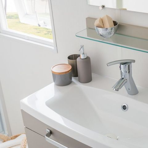 Stacaravan 6 personen - Mobile-home | Comfort | 3 Slaapkamers | 6 Pers. | Single terras | Air-con.