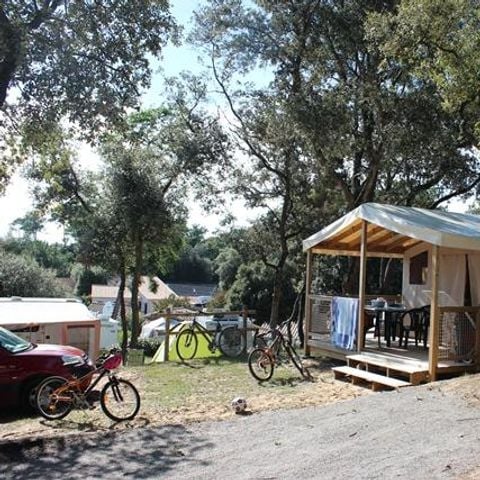 TENTE TOILE ET BOIS 5 personnes - Eco-lodge Sahari (sans sanitaires)