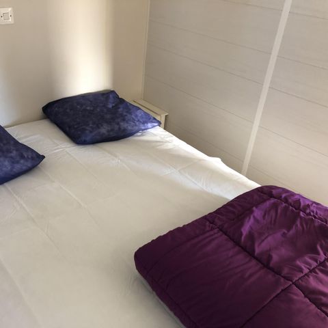 Mobilheim 6 personen - Aqua 3 Schlafzimmer 6 Personen Halbüberdachte Terrasse