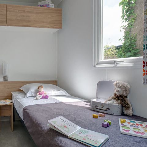 Stacaravan 5 personen - Stacaravan Caraïbes TV - 2 slaapkamers - 4/5 personen