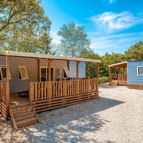 Mobile home 6 persons - Mobile-home | Comfort | 3 Bedrooms | 6 Pers. | Terrace Lounge | Clim.