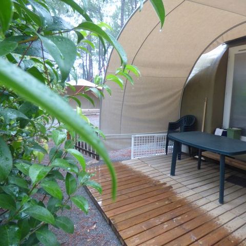 CANVAS AND WOOD TENT 4 people - Lodge COCO SWEET - 2 bedrooms - no sanitary facilities