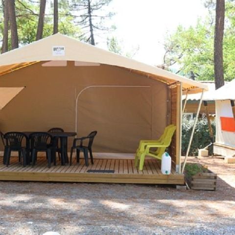 Bungalowzelt 6 personen - Kanada - 3 Schlafzimmer - Ohne Sanitäranlagen