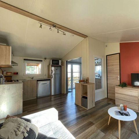Stacaravan 6 personen - Stacaravan Romarin 4/6 pers. 2 sl.k.