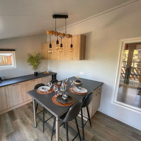 Stacaravan 6 personen - Stacaravan Romarin 4/6 pers. 2 sl.k.