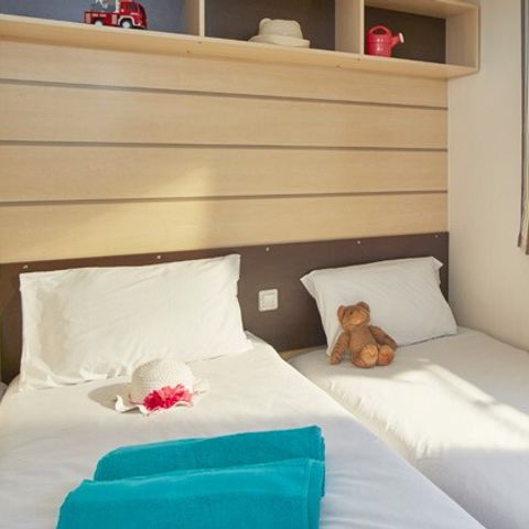 BUNGALOW 6 personnes - Mobil-home | Comfort XL | 2 Ch. | 6 Pers. | Terrasse surélevée | Clim.