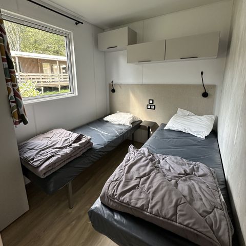 BUNGALOW 6 personnes - Mobil-home | Comfort XL | 3 Ch. | 6 Pers. | Terrasse surélevée | Clim.