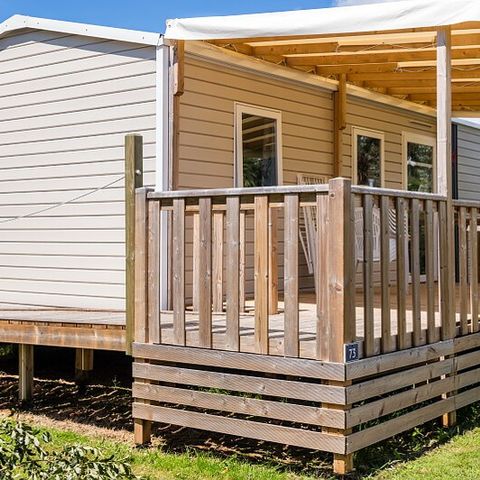 BUNGALOW 6 personnes - Mobil-home | Comfort XL | 2 Ch. | 6 Pers. | Terrasse surélevée | Clim.