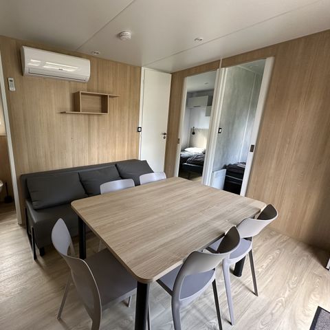 BUNGALOW 6 personnes - Mobil-home | Comfort XL | 3 Ch. | 6 Pers. | Terrasse surélevée | Clim.