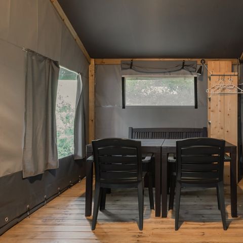 CANVAS AND WOOD TENT 4 people - Glamping Tent Camomille