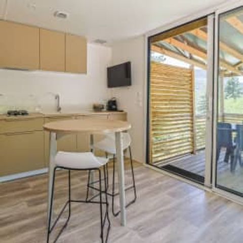 Mobile home 2 persons - Olive
