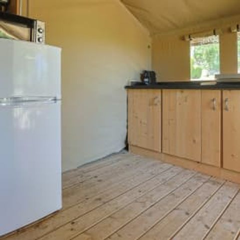 Tente en toile et en bois 5 personnes - Safari Ciboulette
