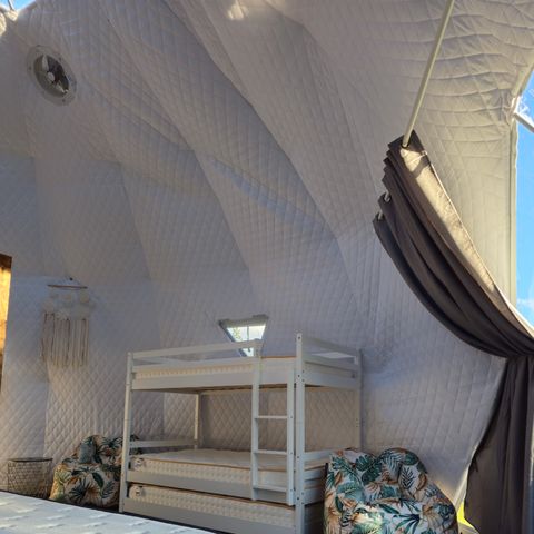 UNIEKE ACCOMMODATIE 5 personen - Vanille Glampingdome