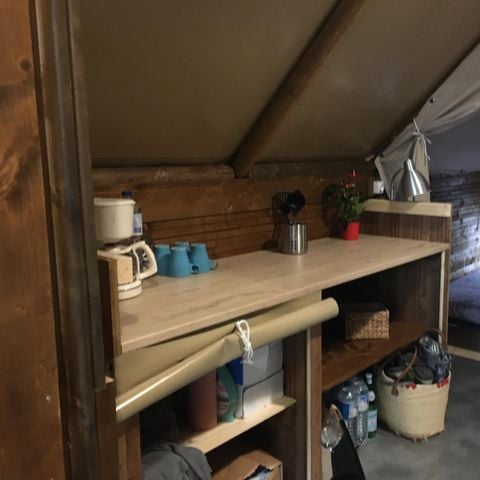 TENTE TOILE ET BOIS 4 personnes - Lodge Amazone (sans sanitaire)