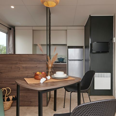 Mobile home 2 persons - Ciel Prestige 21m² + 13.5m² semi-covered terrace