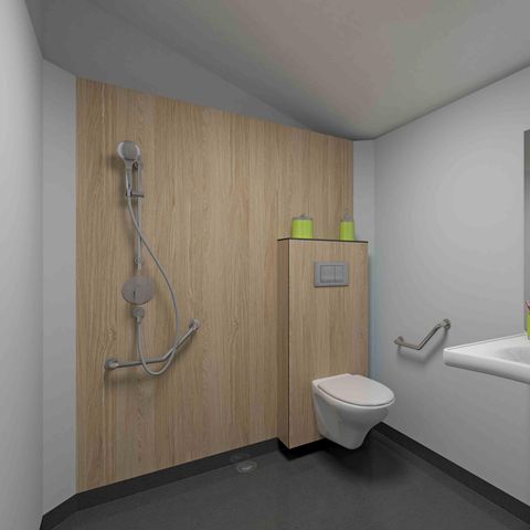 BUNGALOW 4 personnes - Mobil-home 'Evasion Access' 31 m² - 2 chambres + terrasse couverte