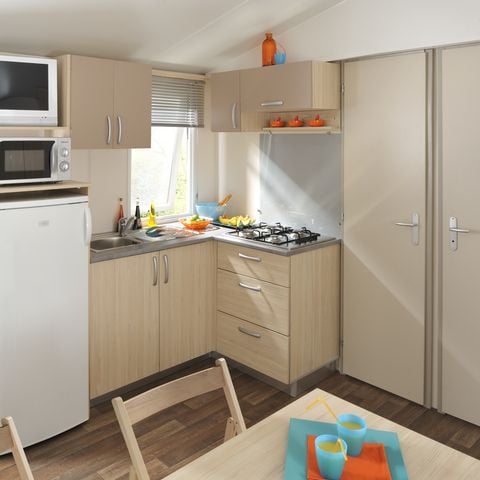 Mobilheim 6 Personen - Freizeit 3 Schlafzimmer - TV