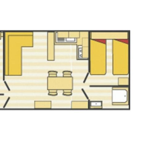 Mobilhome 6 personnes - Evasion 6 personnes 2 chambres 28m²