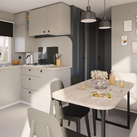 Stacaravan 6 personen - Loisir+ - 3 kamers - 30m² - Voor