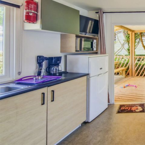 Mobilhome 5 personnes - Évasion+ - 2 chambres - 23m²