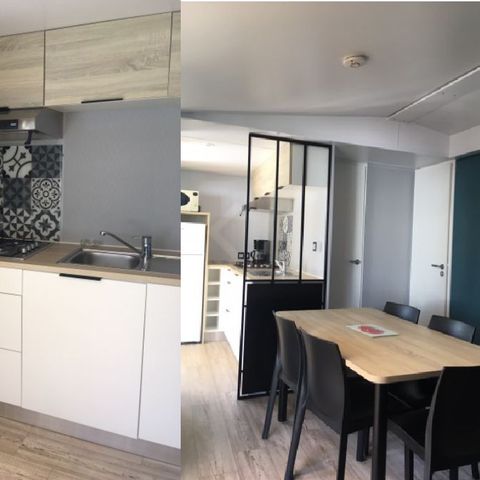 Mobile home 6 persons - 3 Bedrooms (TV)