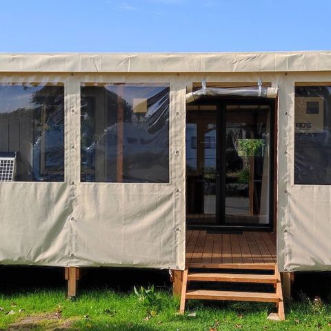 CASA MOBILE 6 persone - C-Méditerranée con aria condizionata - 3 camere da letto - 2 bagni - 38 m²