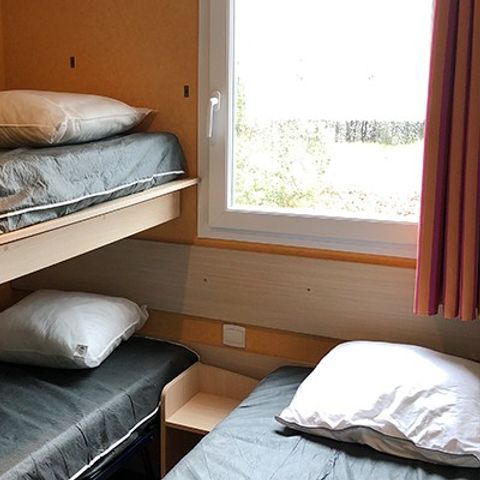 Stacaravan 4 personen - Klassiek XL | 2 slaapkamers | 4 pers. | Single terras