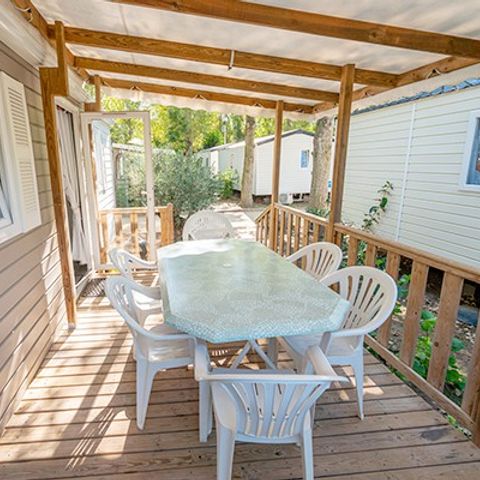 MOBILE HOME 4 people - Classic XL | 2 Bedrooms | 4 Pers. | Raised terrace | TV