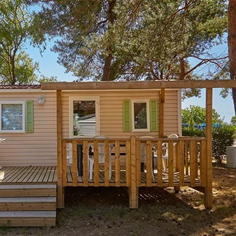 Mobilhome 4 personas - Comfort XL | 2 Dormitorios | 4 Pers. | Terraza elevada