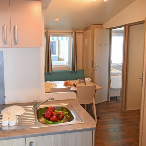 Mobilhome 4 personnes - Classic XL | 2 Ch. | 4 Pers. | Terrasse surélevée | TV