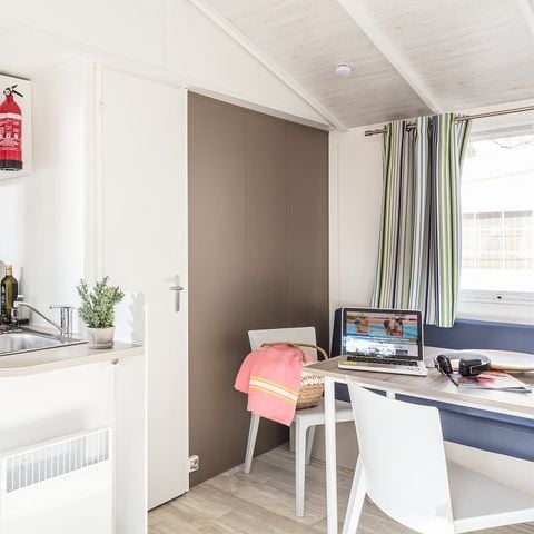 Mobilhome 6 personnes - Comfort XL | 3 Ch. | 6 Pers. | Terrasse surélevée | Clim.