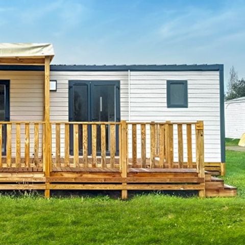 Mobilhome 4 personnes - Premium | 2 Ch. | 4 Pers. | Terrasse surélevée | Clim. | TV