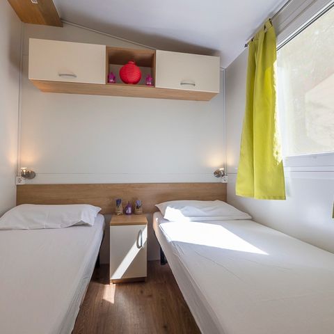 Mobilhome 6 personas - Mobil-home | Comfort XL | 3 Dormitorios | 6 Pers. | Terraza elevada | Aire acondicionado | TV