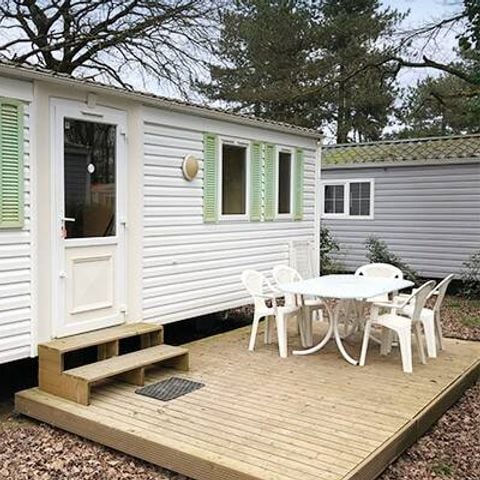 Stacaravan 4 personen - Stacaravan | Klassiek | 2 Slaapkamers | 4 Pers. | Single terras