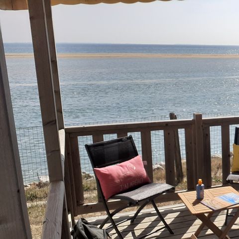 Stacaravan 6 personen - Stacaravan Goéland Zeezicht (3 slaapkamers) 6 pers