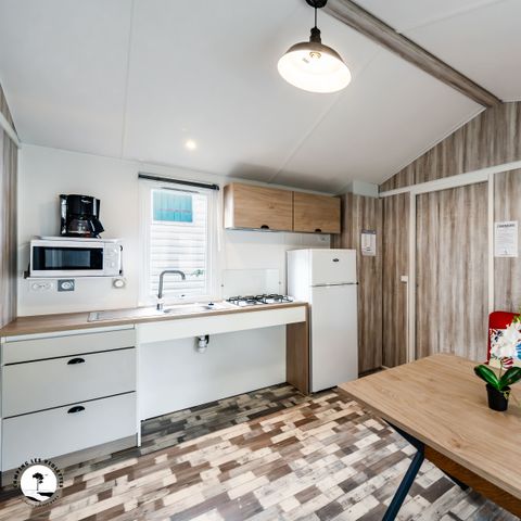 Stacaravan 4 personen - Stacaravan Cormoran 2 slaapkamers PMR - aangepast voor personen met beperkte mobiliteit 4 pers