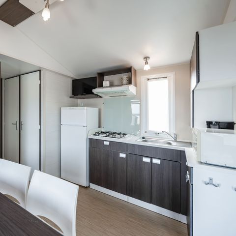 Stacaravan 4 personen - Stacaravan Mouette (2 slaapkamers) - terras voor 4 personen