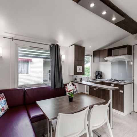 Stacaravan 4 personen - Rossignol - 2 slaapkamers