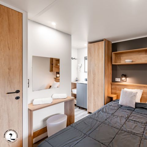 Mobilheim 4 personen - Reiher - 2 Schlafzimmer - 2 Badezimmer