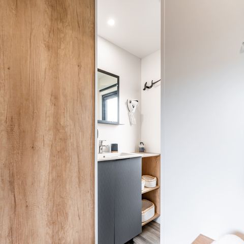 Mobilheim 4 Personen - Mobilheim Reiher (2 Schlafzimmer 2 Badezimmer) 4 Pers.