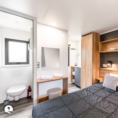 Mobilheim 4 Personen - Mobilheim Reiher (2 Schlafzimmer 2 Badezimmer) 4 Pers.