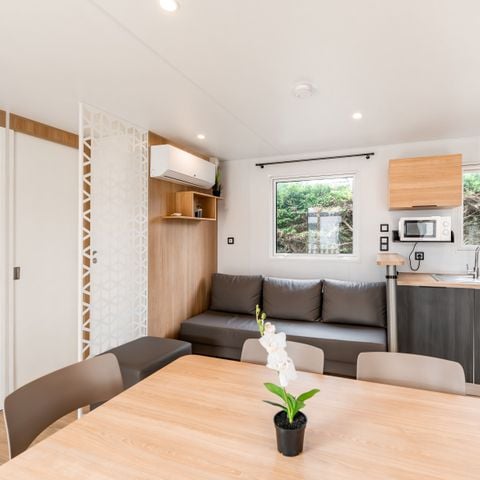 Mobilheim 6 Personen - M-Home Goeland Meerblick Premium-Klimaanlage 6 Pers.