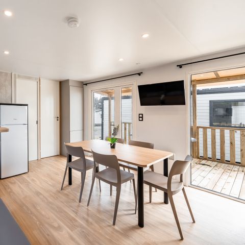 Mobilheim 6 Personen - M-Home Goeland Meerblick Premium-Klimaanlage 6 Pers.