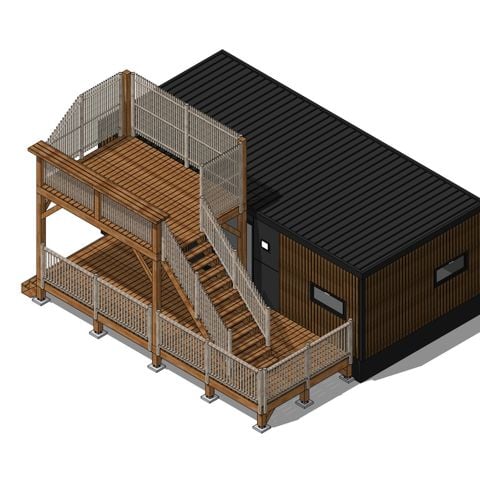 Mobilhome 4 personnes - Hirondelle toit terrasse