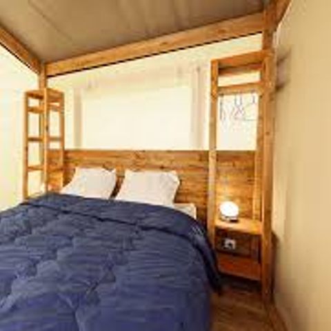 TIENDA DE LONA Y MADERA 4 personas - Ecolodge Mana - 2 habitaciones