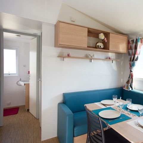 Mobilhome 6 personnes - Mobil Home 2 ch 4/6 pl Terrasse semi-couverte TV sans Clim