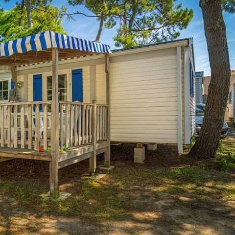Mobilhome 6 personnes - Mobil Home 2 ch 4/6 pl Terrasse semi-couverte TV sans Clim