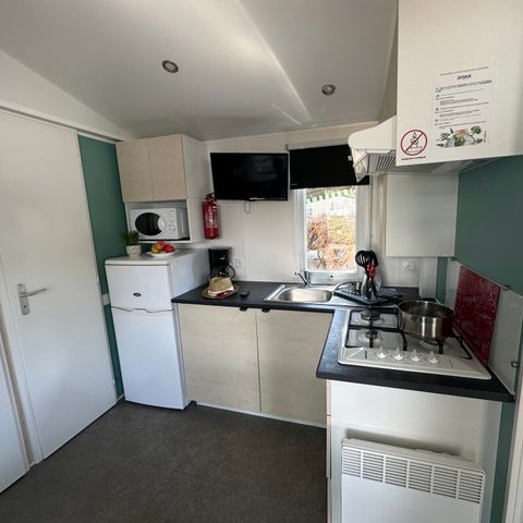 Stacaravan 6 personen - EVASIE - 2 slaapkamers - TV