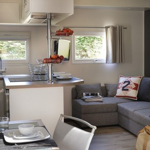 BUNGALOW 5 personnes - PREMIUM TAOS 2ch 5 pers avec climatisation 