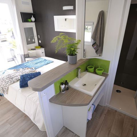 Mobile home 5 persons - PREMIUM TAOS 2bed 5 pers with air conditioning